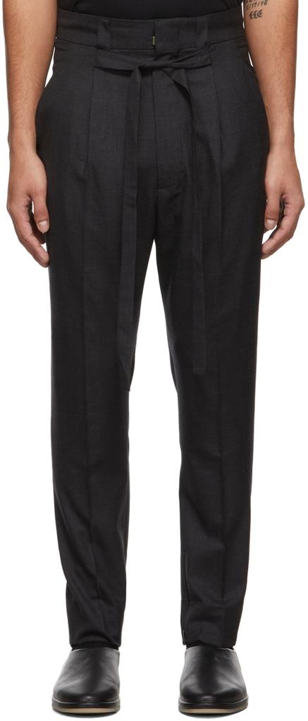 Grey Slim Trousers商品第1张图片规格展示