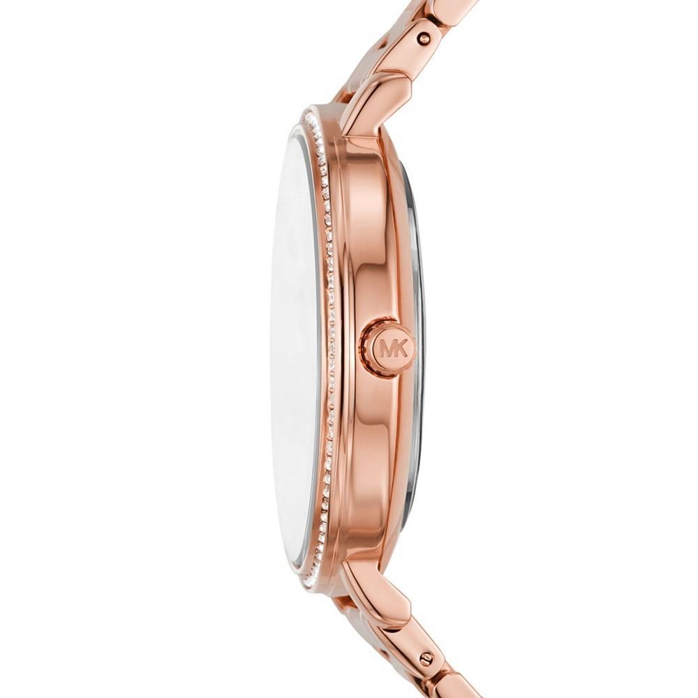 商品Michael Kors|Women's Pyper Rose Gold-Tone Stainless Steel Bracelet Watch 38mm,价格¥1321,第5张图片详细描述