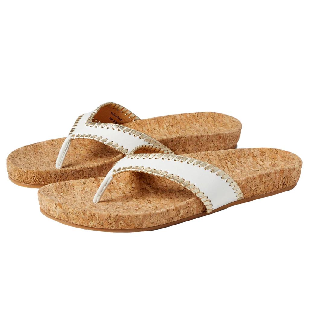 Thelma Comfort Flip Flop White / Platinum  111221SA13-112 Women's image 2