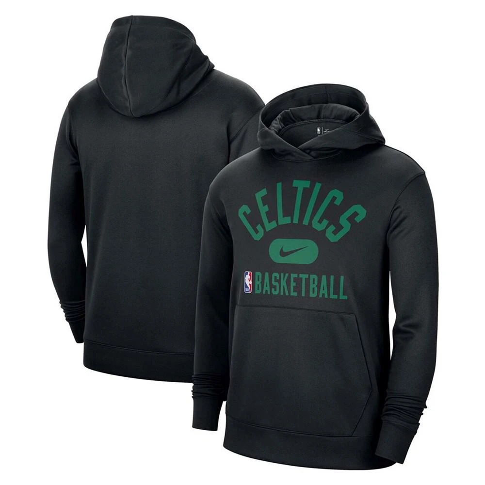 商品NIKE|Men's Black Boston Celtics 2021-2022 Spotlight On Court Performance Practice Pullover Hoodie,价格¥526,第1张图片