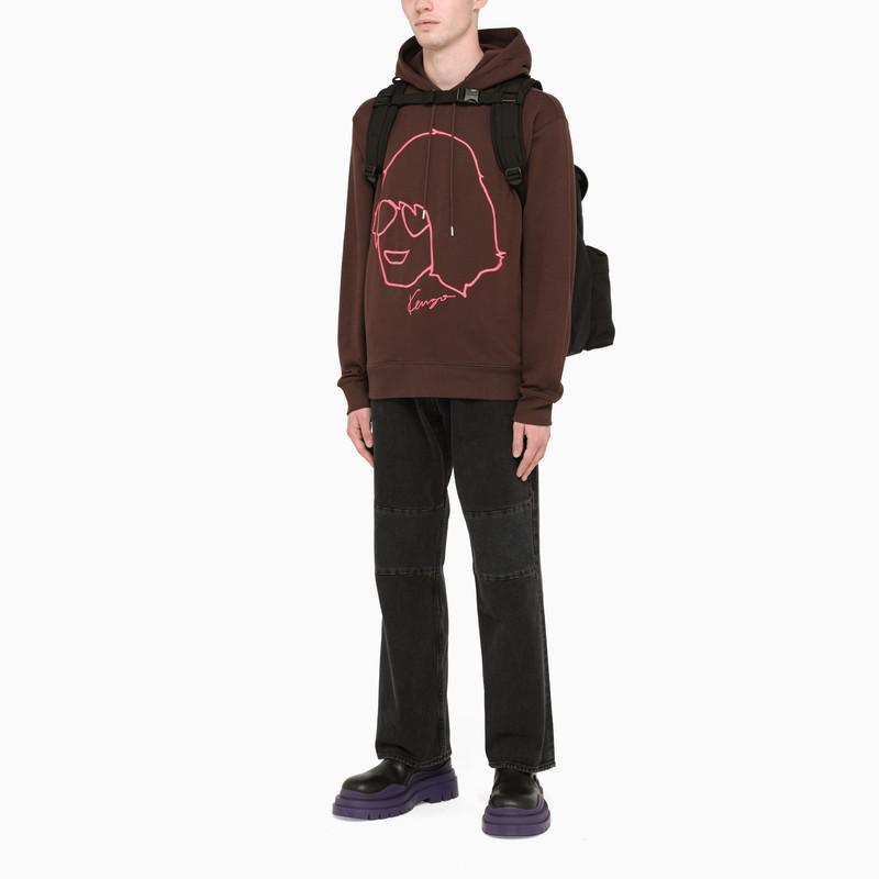 商品Kenzo|Brown hoodie,价格¥690,第4张图片详细描述
