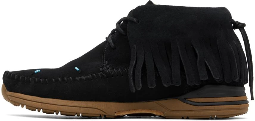 商品VisVim|Black Suede Fringed Sneakers,价格¥3517,第3张图片详细描述