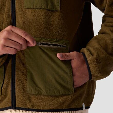 商品Stoic|Banjo Fleece Cardigan - Men's,价格¥194,第3张图片详细描述