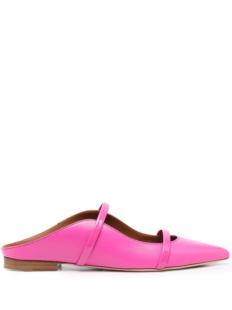 商品Malone Souliers|MALONE SOULIERS - Maureen Flat Leather Slippers,价格¥4320,第1张图片