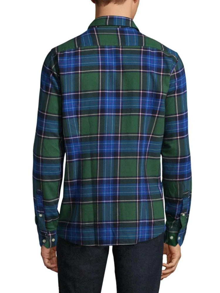 商品Barbour|Tartan Cotton Casual Button-Down Shirt,价格¥663,第2张图片详细描述