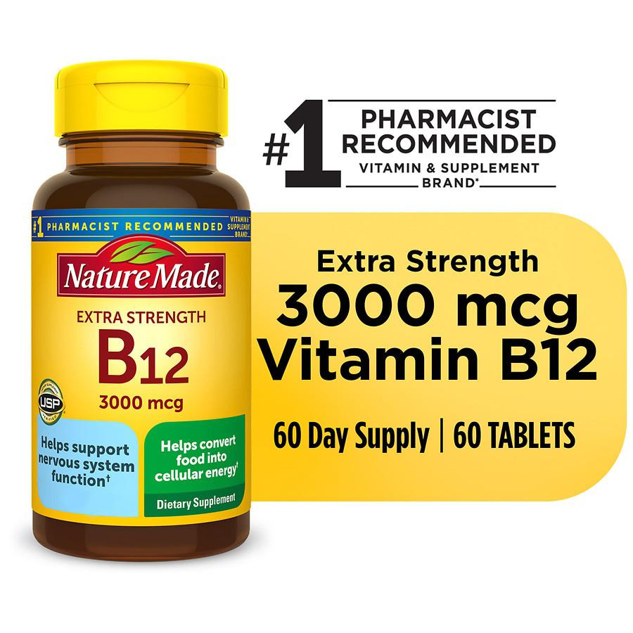 Extra Strength Vitamin B12 3000 mcg Softgels商品第6张图片规格展示
