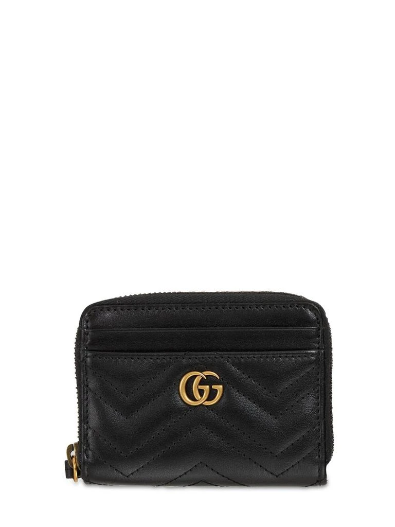 商品Gucci|Gg Marmont Leather Card Holder,价格¥4091,第1张图片