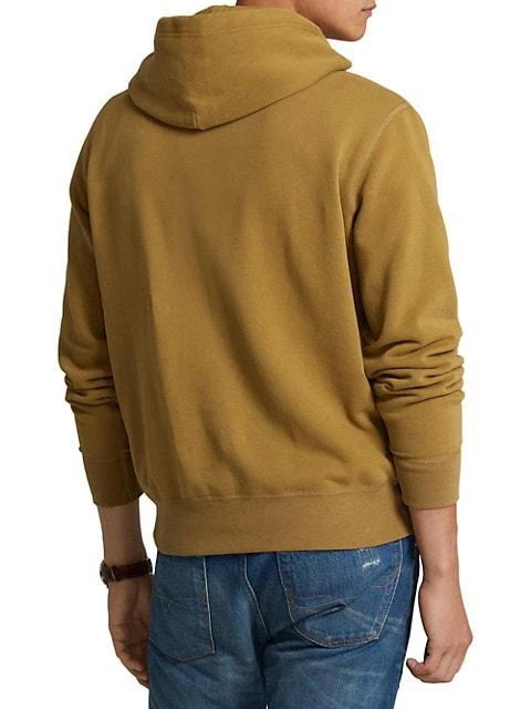 商品Ralph Lauren|Fleece Cotton-Blend Hoodie,价格¥1034,第4张图片详细描述