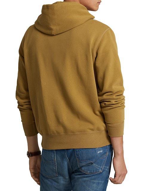 商品Ralph Lauren|Fleece Cotton-Blend Hoodie,价格¥981,第6张图片详细描述