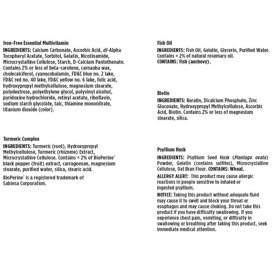 商品Walgreens|Women's Multivitamin Daily Vitamin Pack,价格¥41,第4张图片详细描述