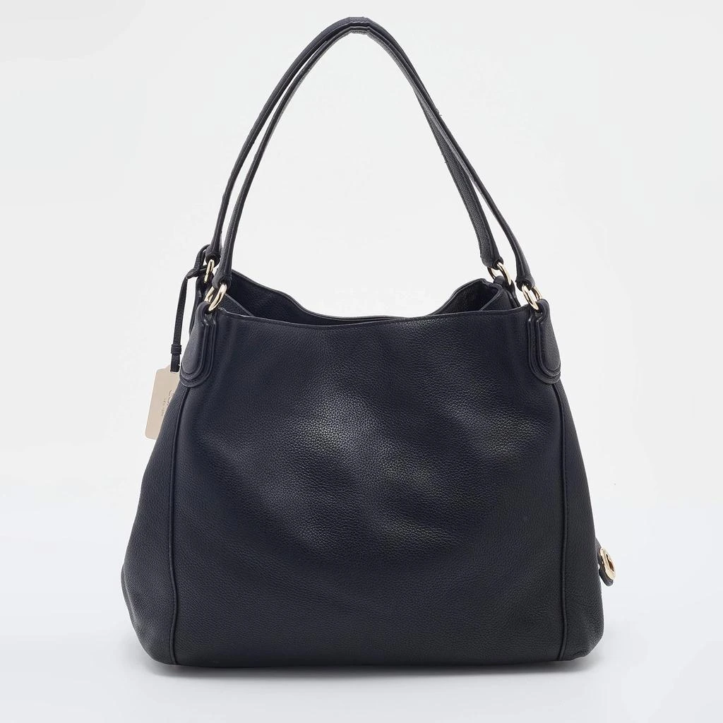 商品[二手商品] Coach|Coach Black Pebbled Leather Edie 31 Shoulder Bag,价格¥1042,第4张图片详细描述