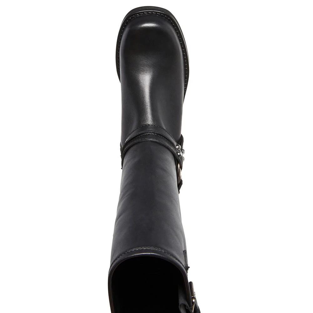 商品Steve Madden|Women's Berrit Mid-Shaft Buckled Moto Boots,价格¥1349,第4张图片详细描述