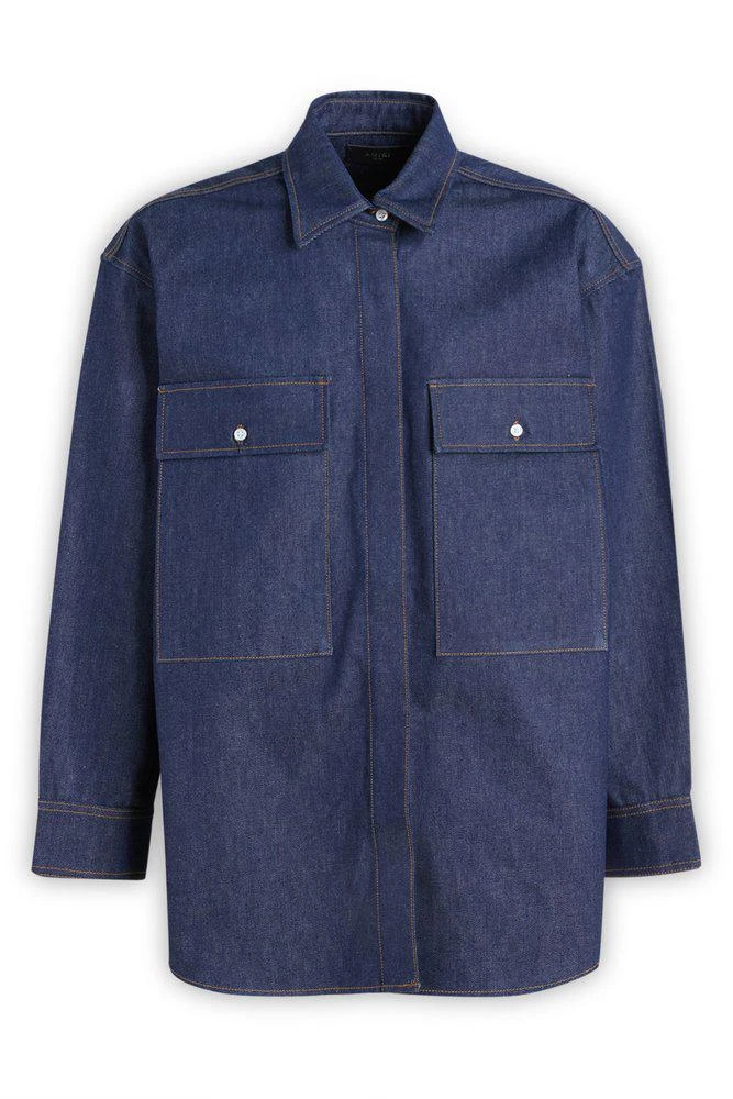 商品AMIRI|Amiri Long-Sleeved Buttoned Denim Shirt,价格¥4371,第1张图片