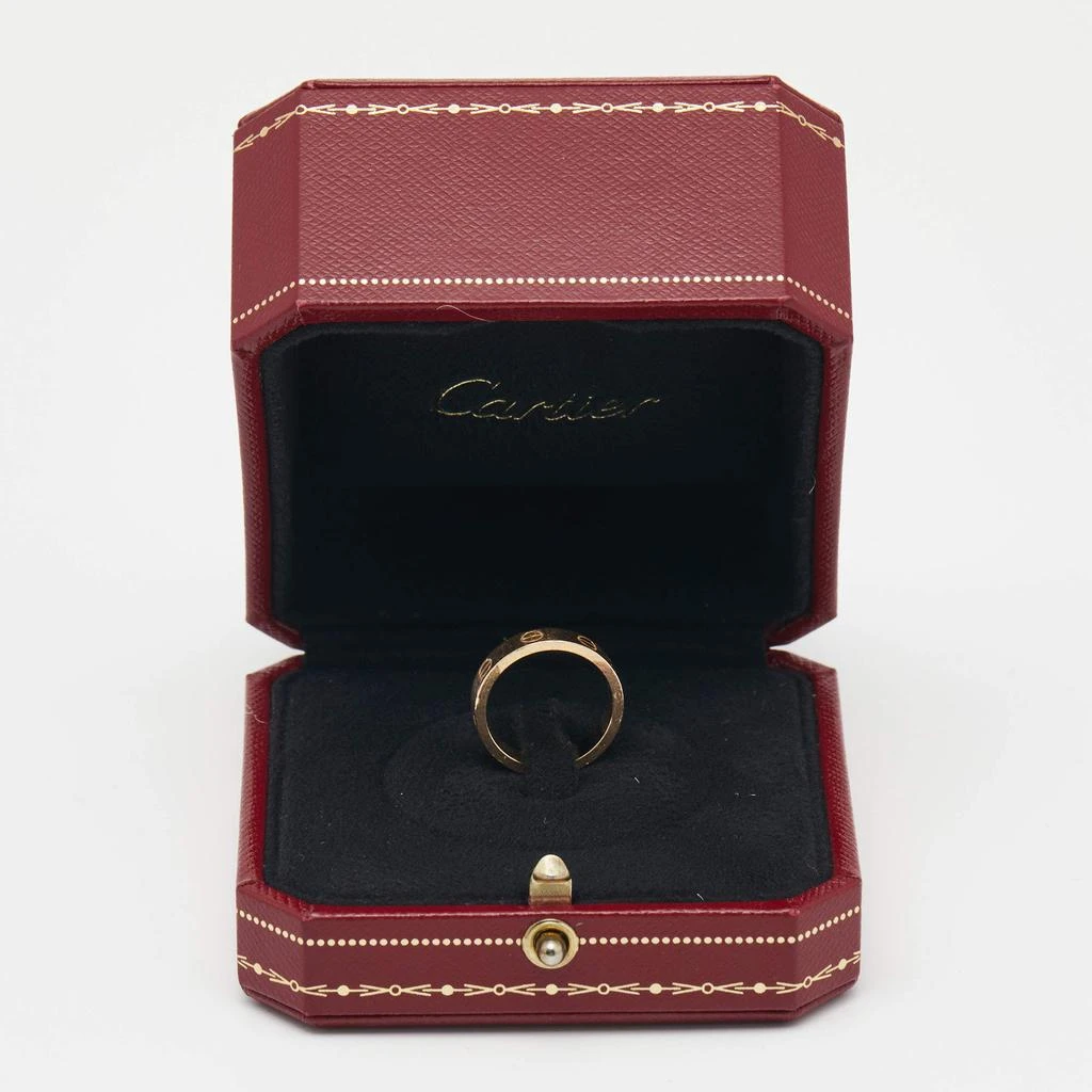 Cartier Love 1 Diamond 18k Rose Gold Wedding Band Ring Size 49 商品