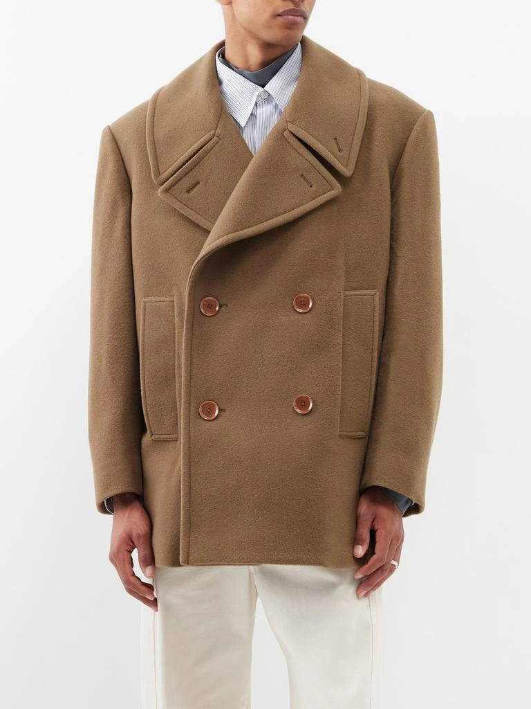 商品Lemaire|Double-breasted wool pea coat,价格¥5793,第1张图片