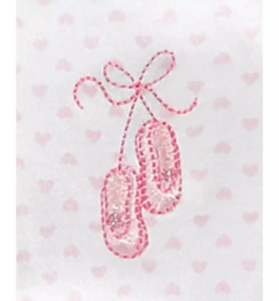 商品Little Me|女婴Baby Set, Baby Girls Ballet Hearts Gown and Beanie,价格¥97,第3张图片详细描述