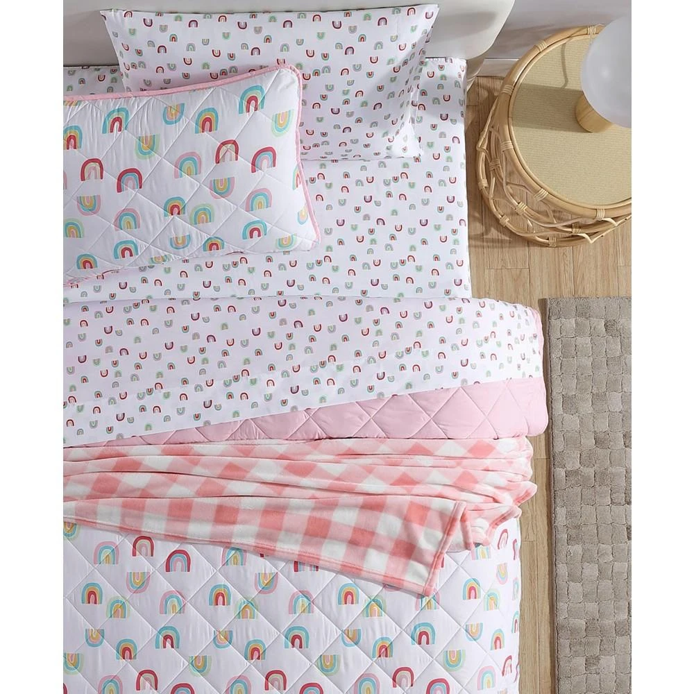 CLOSEOUT! Sunnyvale Rainbow Reversible 3 Piece Quilt Set, Full/Queen 商品