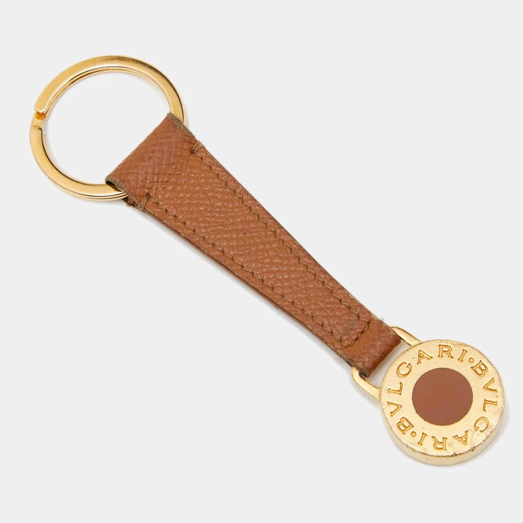 商品[二手商品] BVLGARI|Bvlgari Beige Leather Bvlgari Key Ring,价格¥1190,第3张图片详细描述