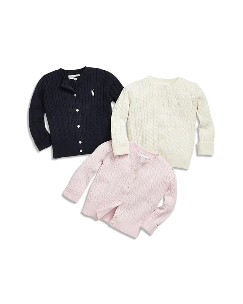 商品Ralph Lauren|Girls' Cable-Knit Cardigan - Baby,价格¥291,第5张图片详细描述