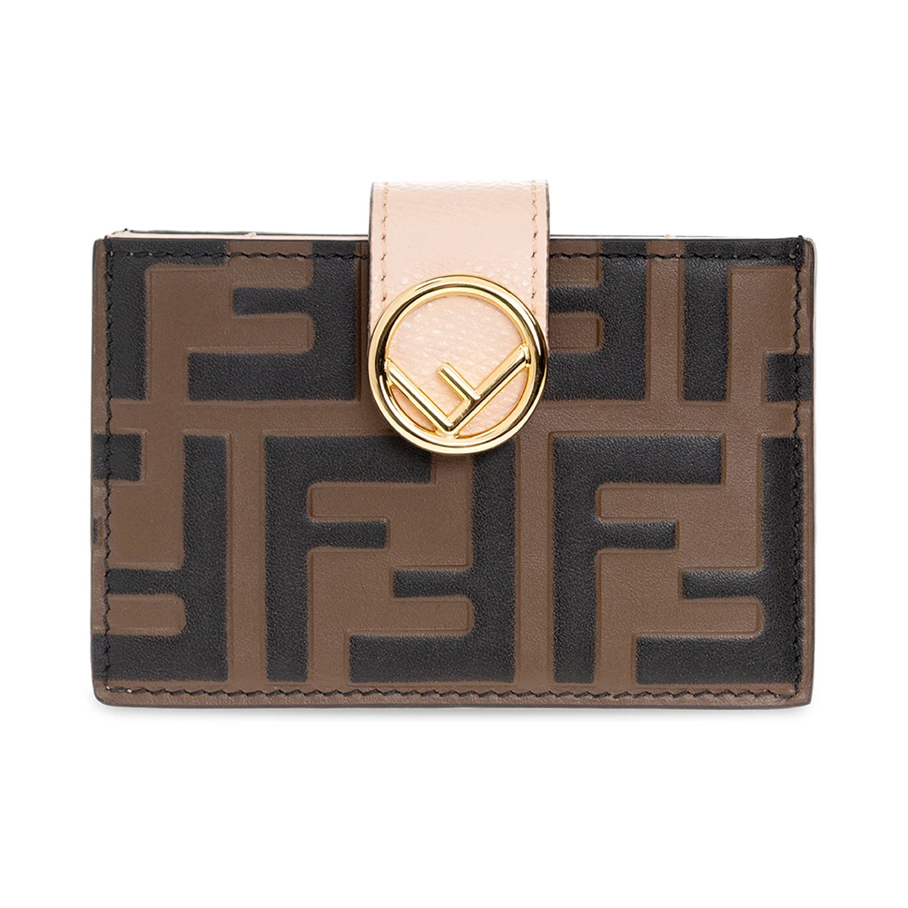 商品Fendi|FENDI 女士卡夹棕色 8M0301-AAII-F180F,价格¥2364,第1张图片