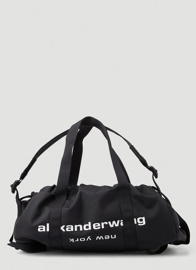 商品Alexander Wang|Primal Drawstring Duffle Shoulder Bag in Black,价格¥3270,第1张图片