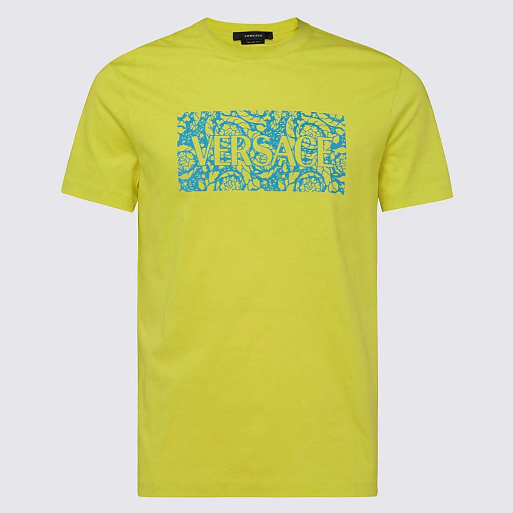 商品Versace|VERSACE FLUO COTTON LOGO T-SHIRT,价格¥2368,第1张图片