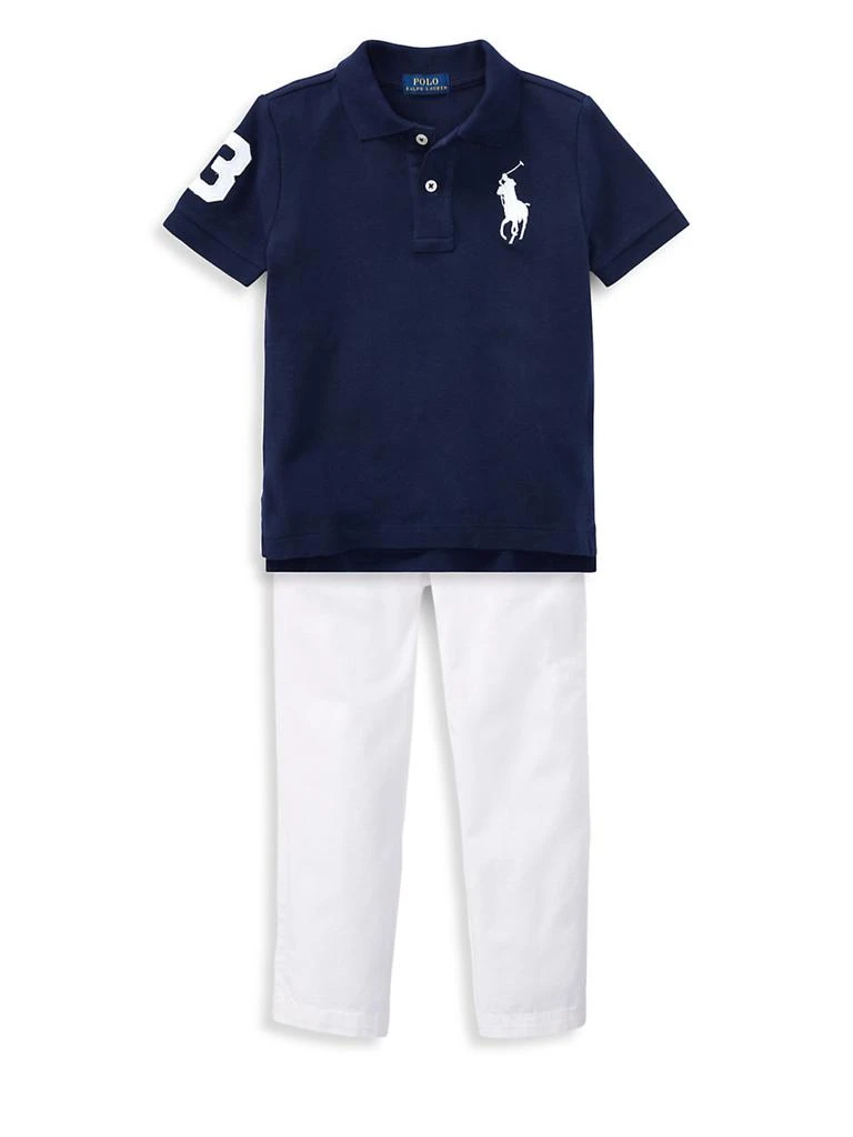 商品Ralph Lauren|​Big Pony Cotton Mesh Polo,价格¥410,第2张图片详细描述