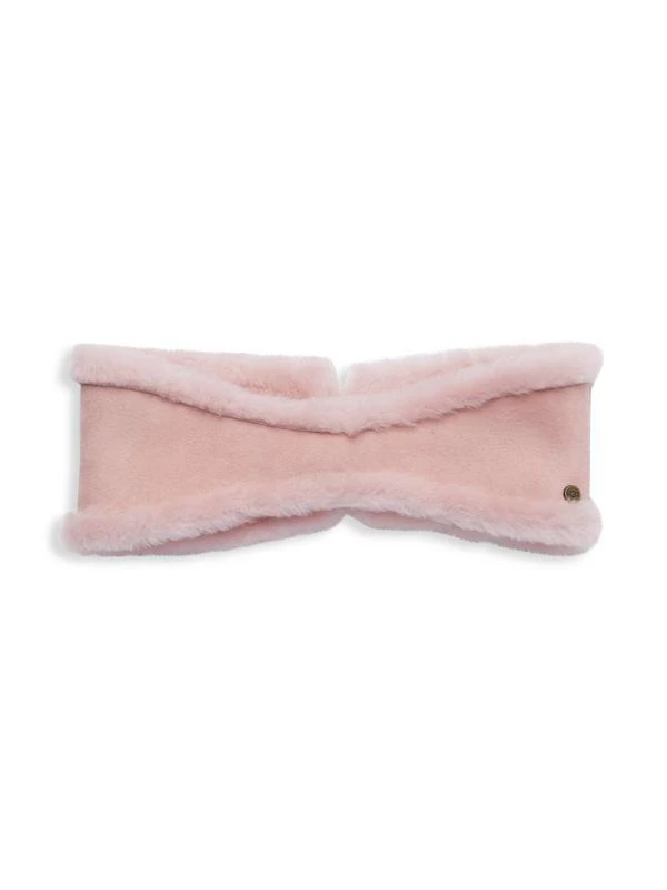 商品UGG|Reversible Leather & Shearling Headband,价格¥835,第1张图片