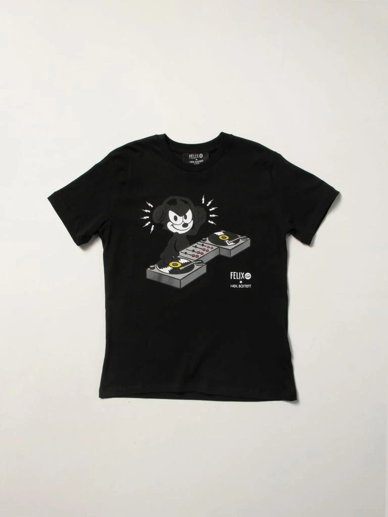 商品Neil Barrett|Felix the cat x Neil Barrett t-shirt with graphic print,价格¥145,第1张图片