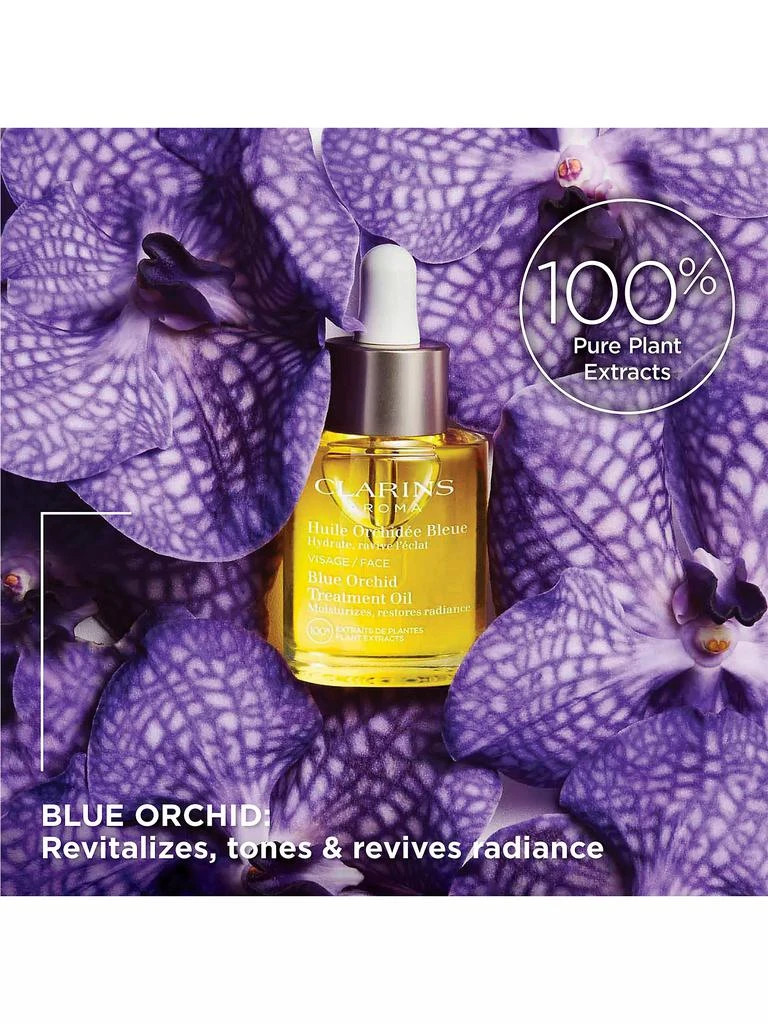 商品Clarins|Blue Orchid Radiance & Hydrating Face Treatment Oil,价格¥503,第2张图片详细描述