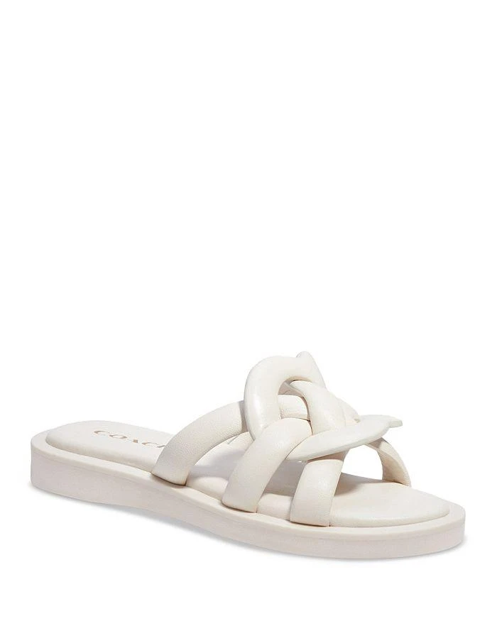 商品Coach|Women's Georgie Slide Sandals,价格¥372,第1张图片