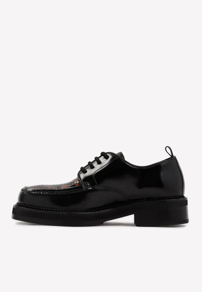 商品AMI|Square-toe Derby Lace-Up Shoes,价格¥3014,第2张图片详细描述
