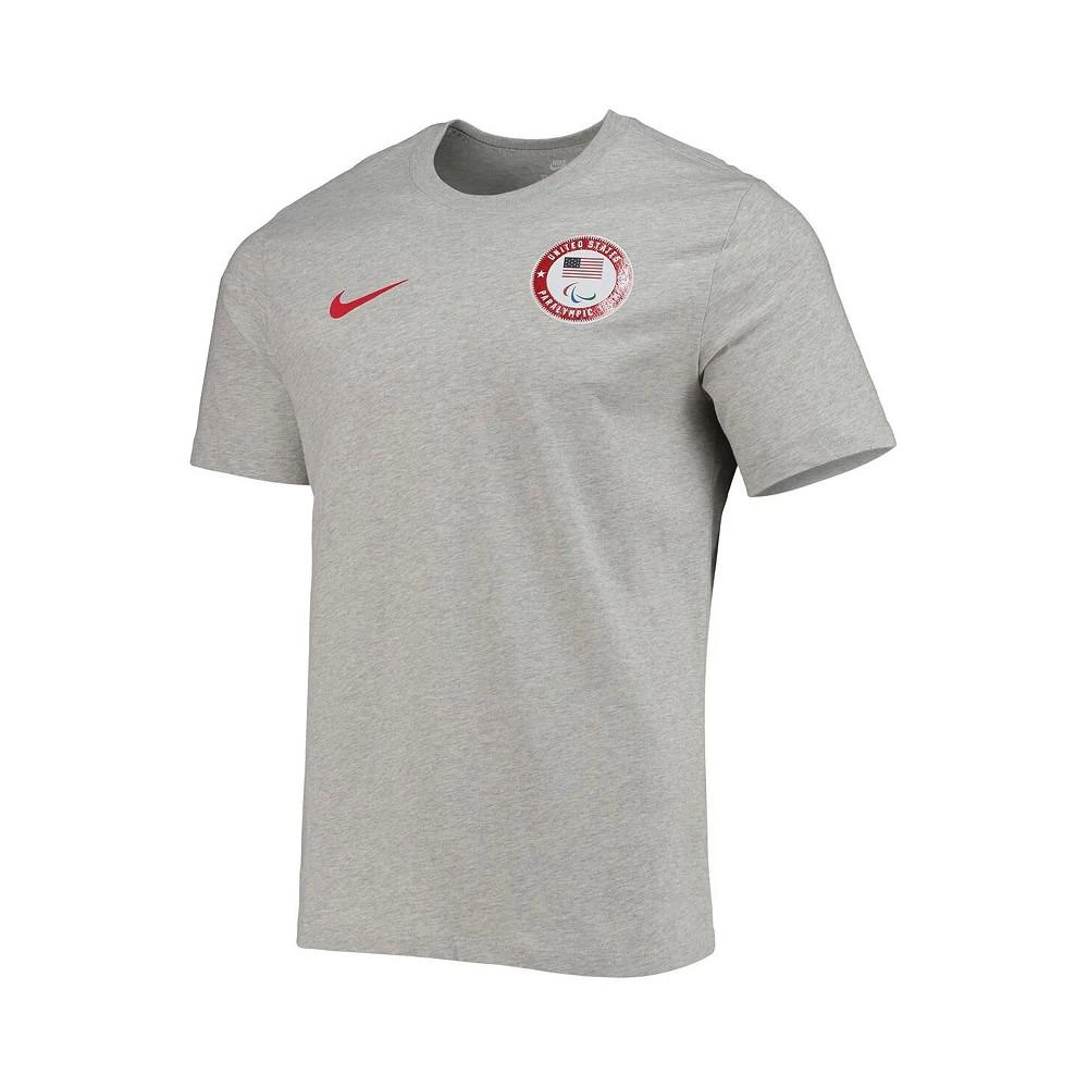 商品NIKE|Men's Heathered Gray U.S. Paralympics Puck T-Shirt,价格¥226,第2张图片详细描述
