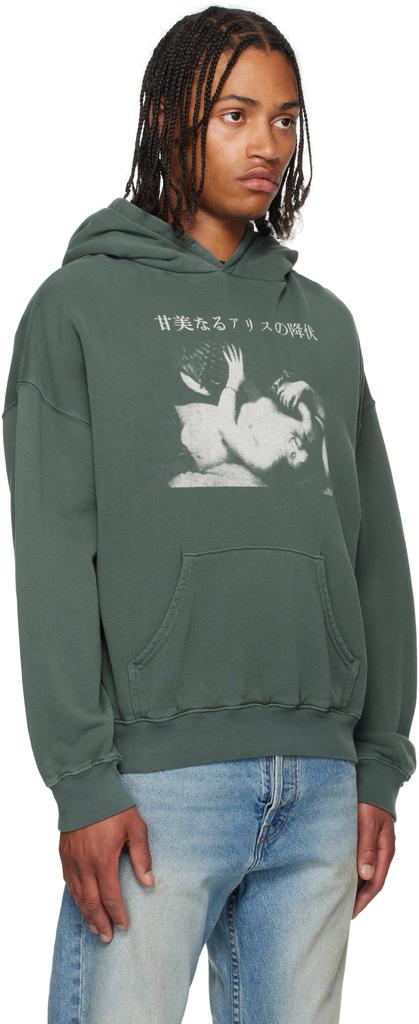 T*y様 Enfants riches deprimes 甘美なるアリスzipパ Enfants Riches Deprimes Green Sweet Surrender of Alice Hoodie