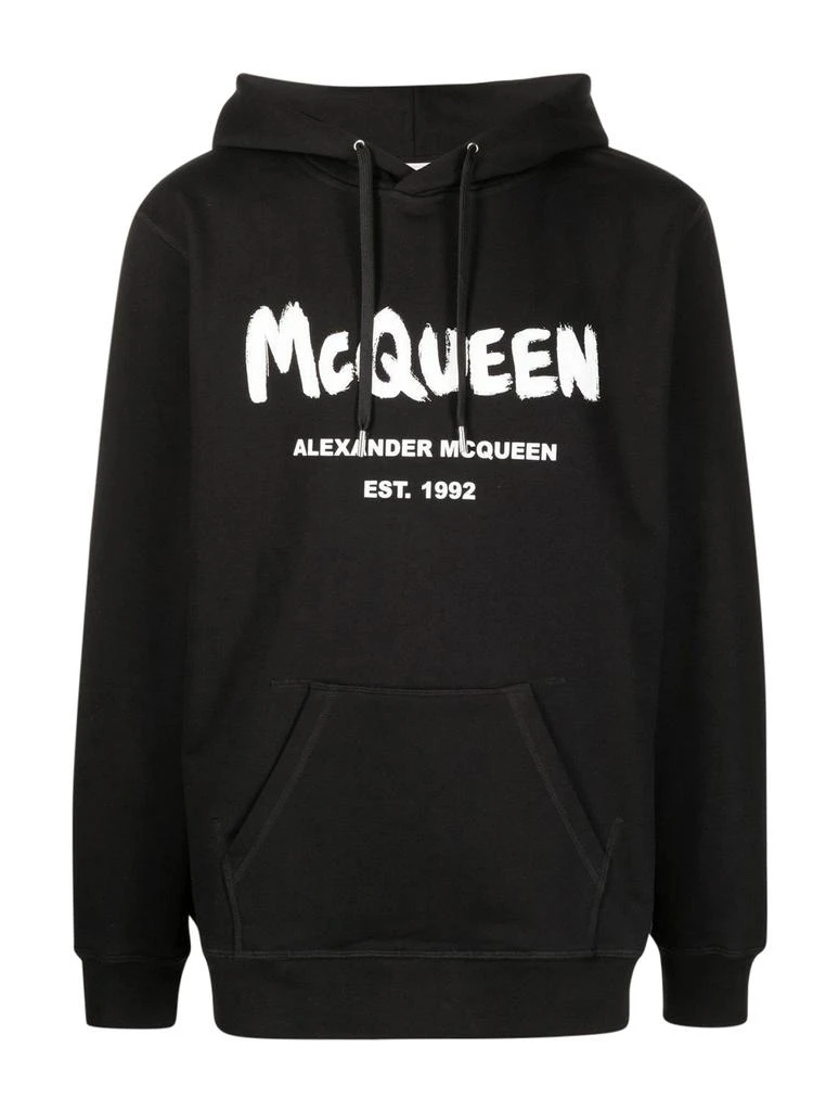 商品Alexander McQueen|ALEXANDER MCQUEEN GRAFITTI LOGO POPOVER,价格¥4893,第1张图片