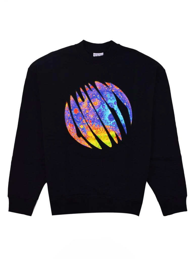 商品Marcelo Burlon|Marcelo Burlon County Of Milan Graphic Printed Crewneck Sweatshirt,价格¥2013,第1张图片