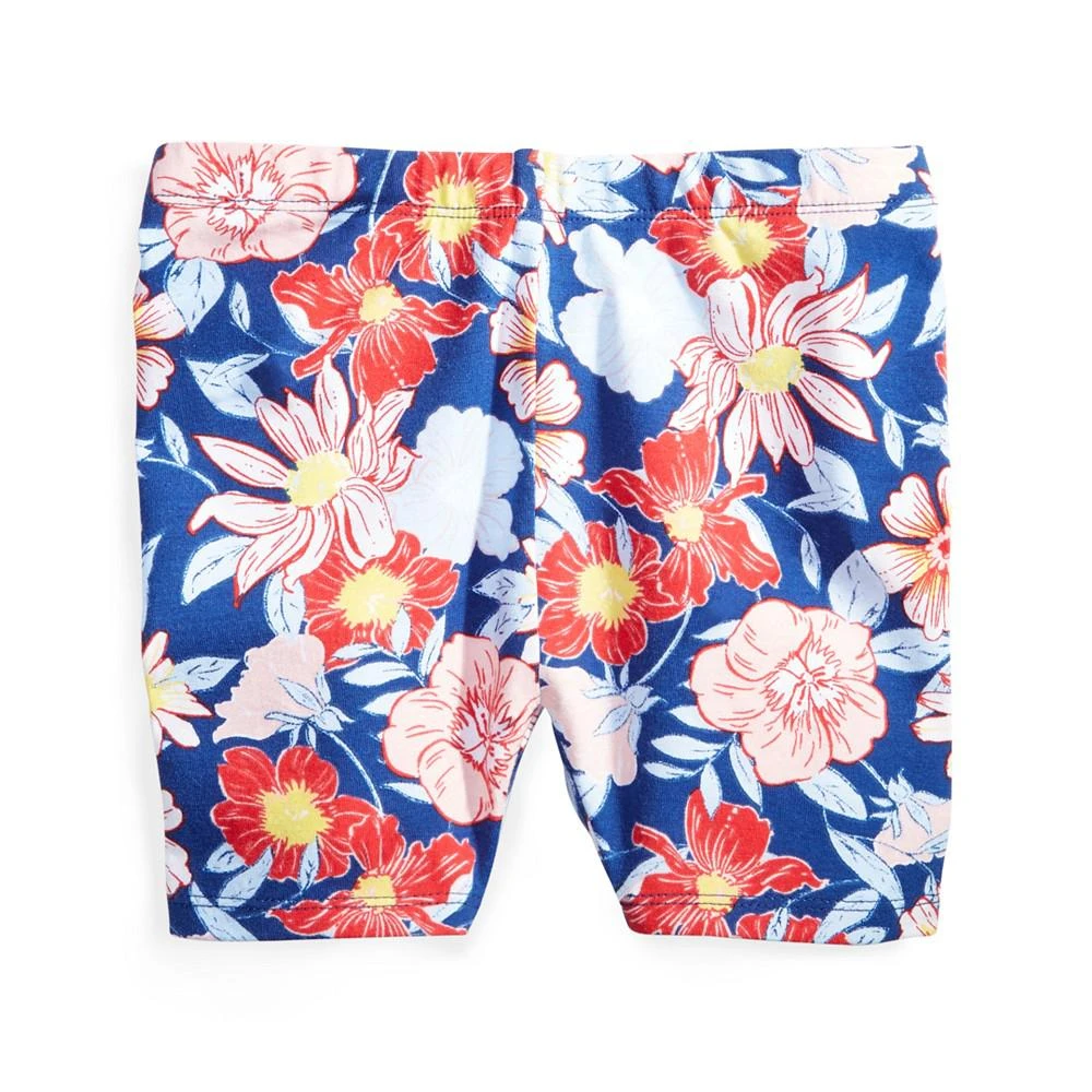 商品First Impressions|Baby Girls Floral-Print Biker Shorts, Created for Macy's,价格¥15,第1张图片