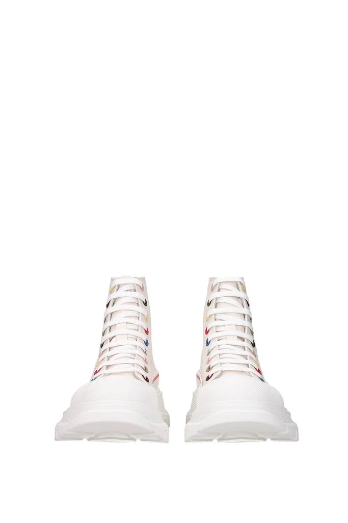 商品Alexander McQueen|Ankle Boot Fabric Beige Milk,价格¥3252,第3张图片详细描述