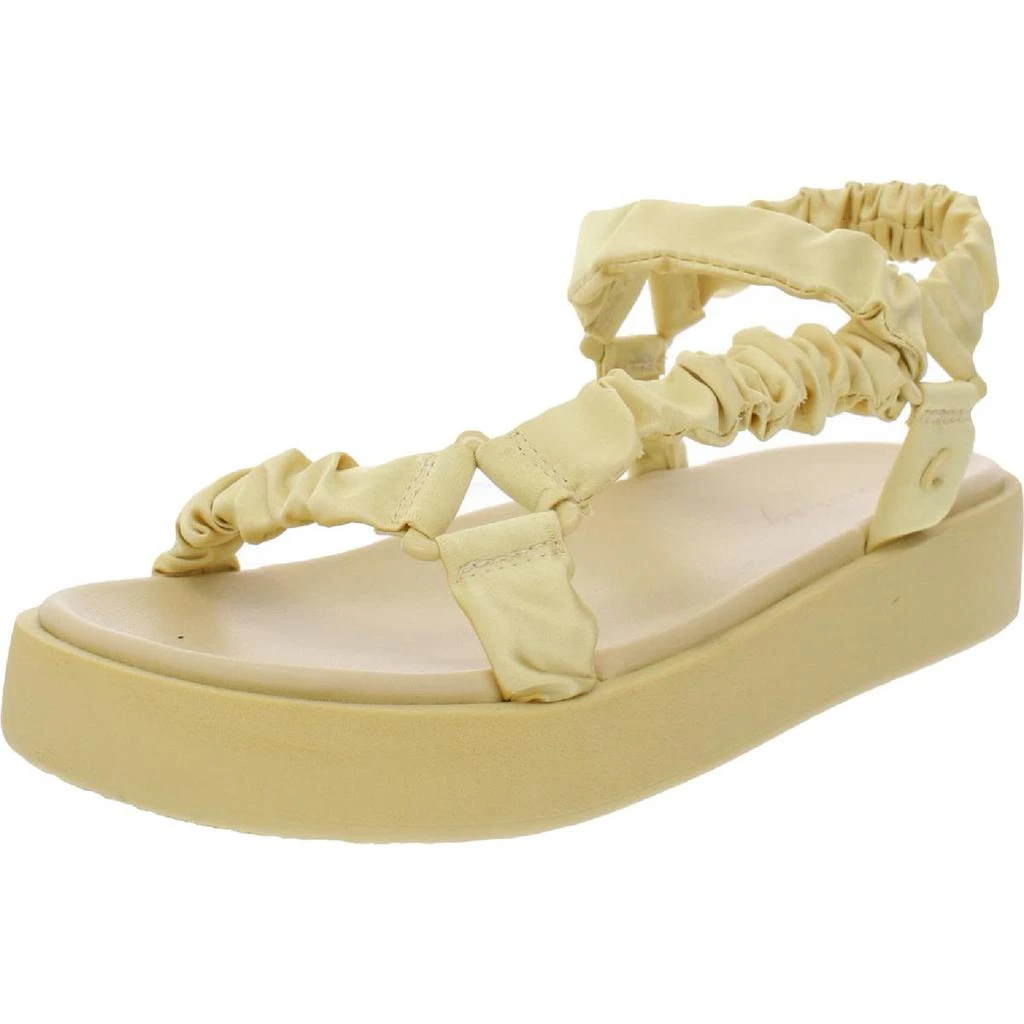 商品Sam Edelman|Circus by Sam Edelman Womens Harlene Faux Leather Ankle Strap Flatform Sandals,价格¥178,第3张图片详细描述