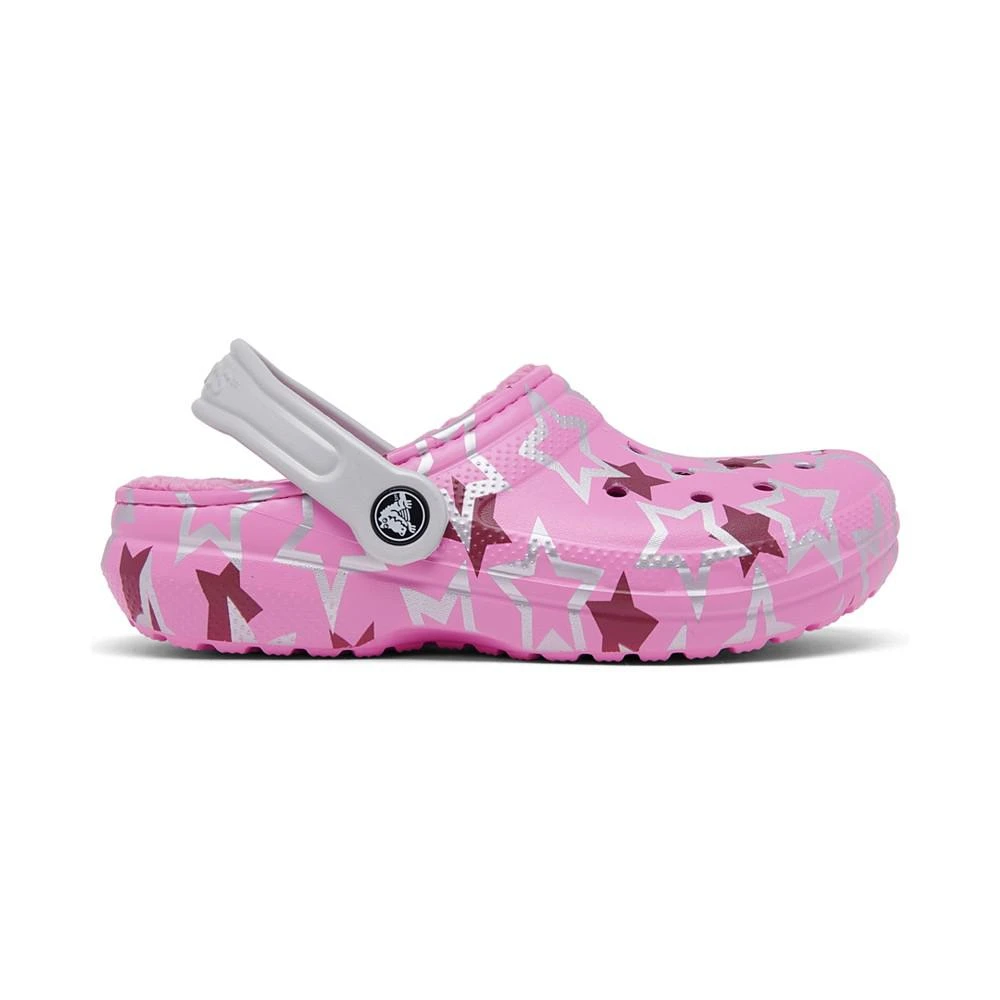 商品Crocs|Little Girls Disco Dance Party Classic Lined Clogs from Finish Line,价格¥414,第2张图片详细描述