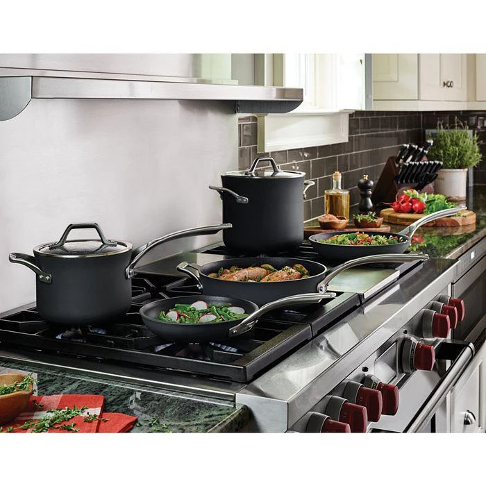 商品Calphalon|Signature Nonstick Cookware 10-Piece Cookware Set ,价格¥4485,第2张图片详细描述