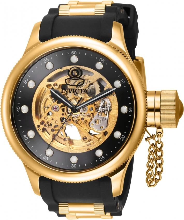 商品Invicta|Pro Diver Automatic Gold Dial Men's Watch 39165,价格¥931,第1张图片