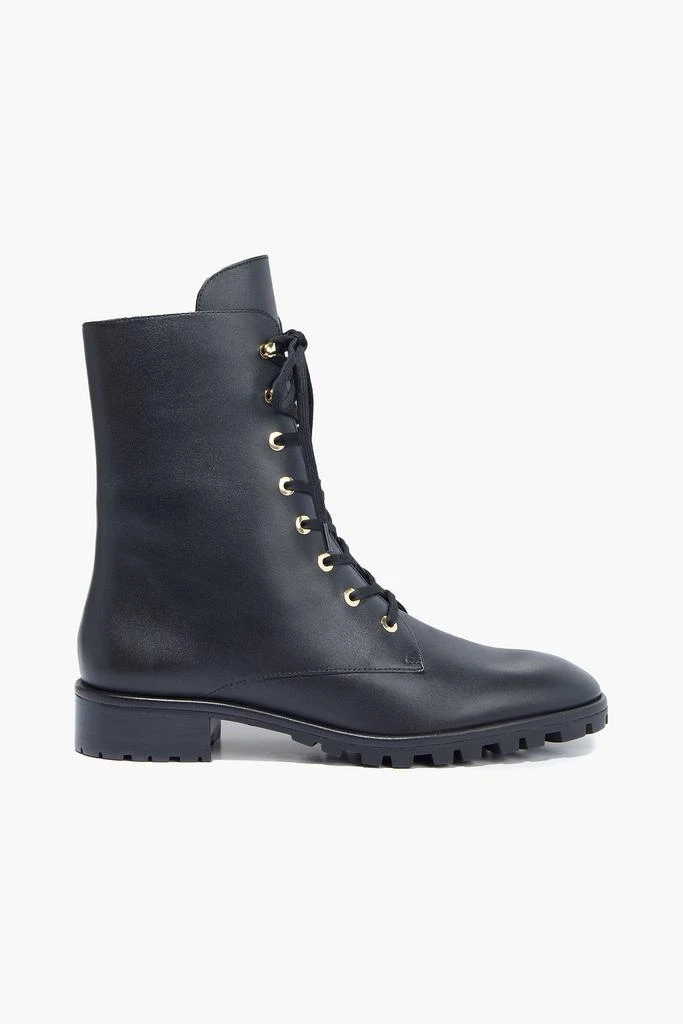 商品Stuart Weitzman|Laine leather combat boots,价格¥1528,第1张图片