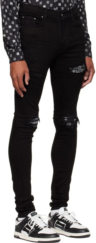 商品AMIRI|Black MX1 Bandana Jeans,价格¥9206,第2张图片详细描述