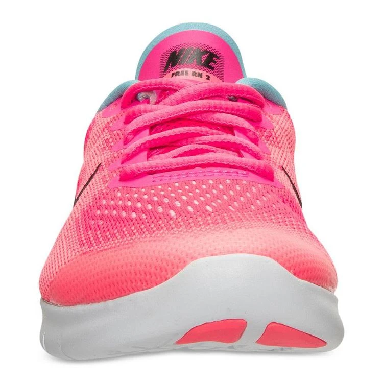 商品NIKE|女童Girls' Free Run 2 Running Sneakers from Finish Line,价格¥223,第3张图片详细描述