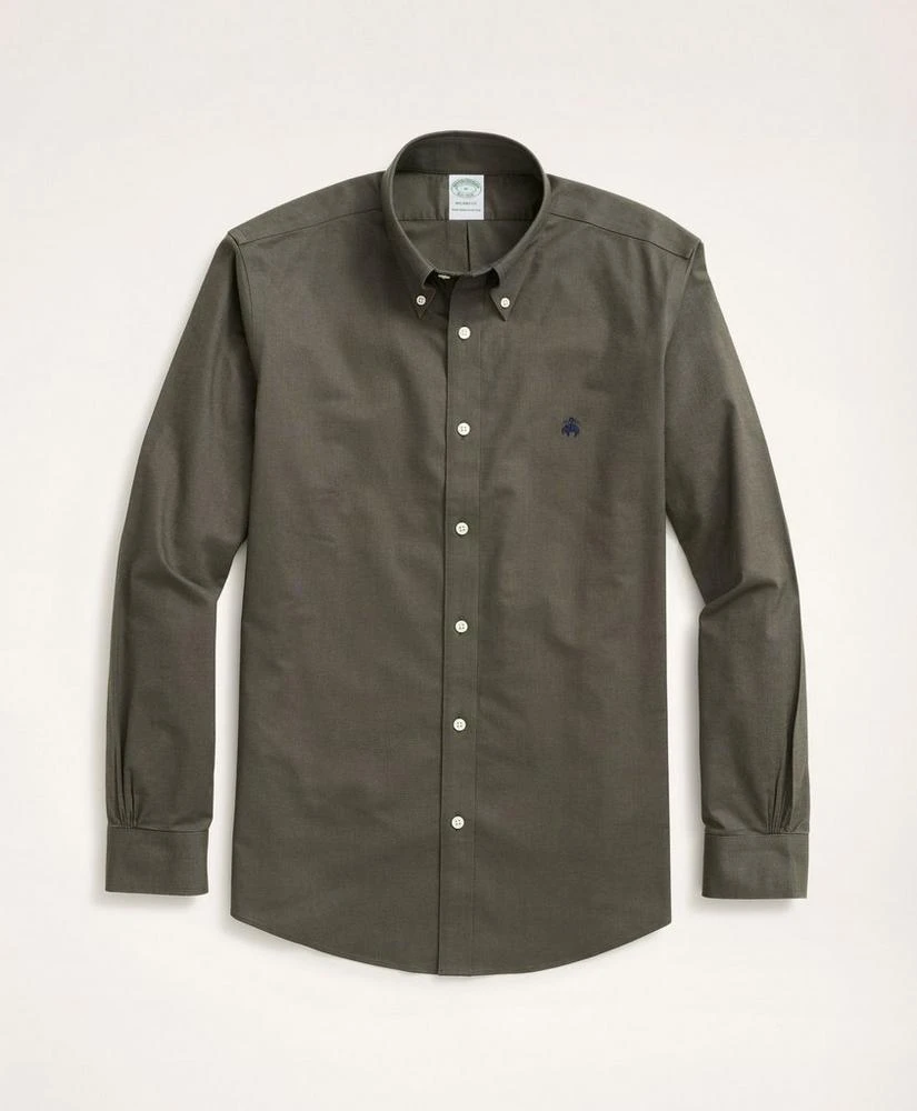 商品Brooks Brothers|男式 弹力米兰修身运动衬衫,价格¥376,第2张图片详细描述