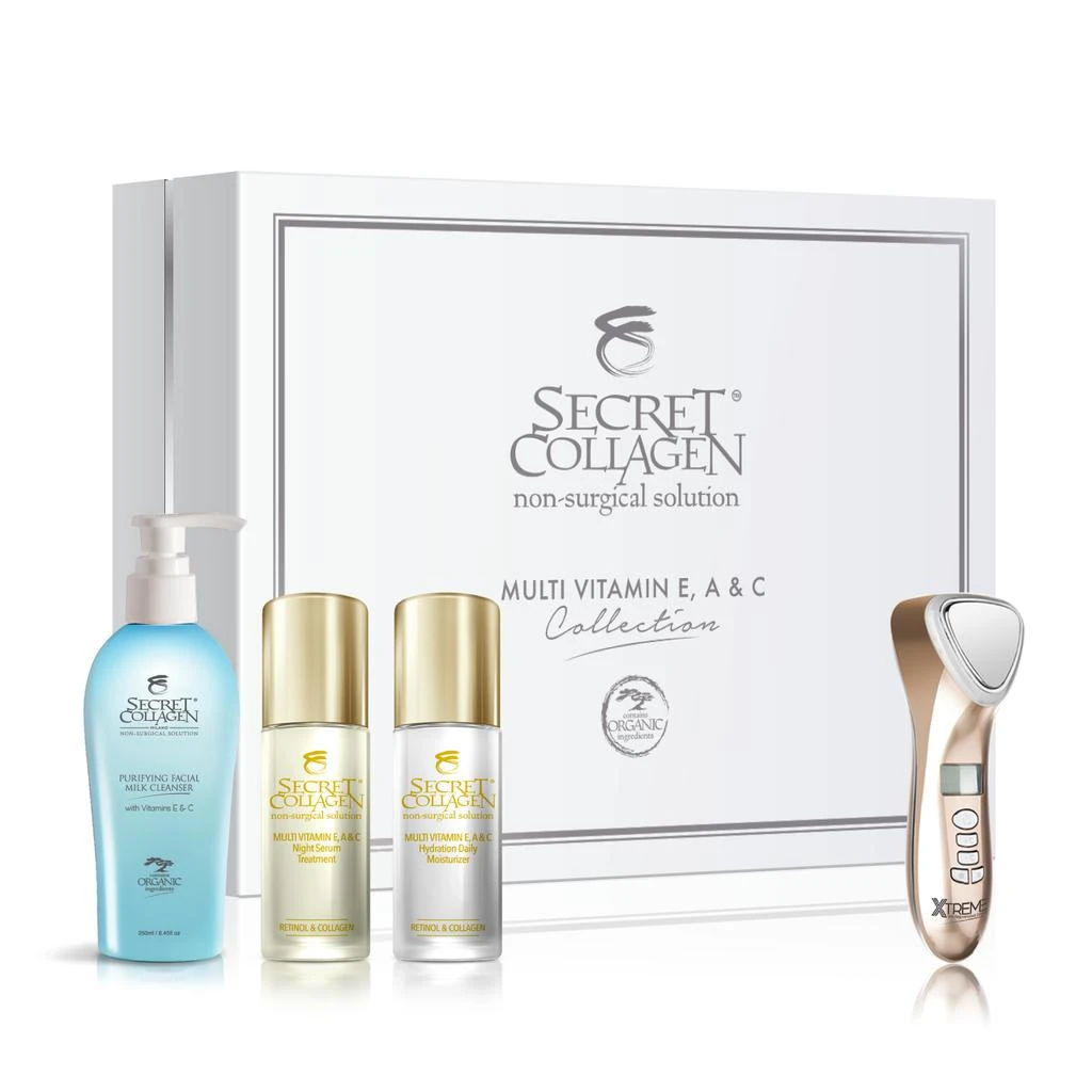 商品Secret Collagen|Complete Daily Stem Cell Anti-Aging Skin De-stress Collection with Skin Rejuvenation Device,价格¥1023,第1张图片