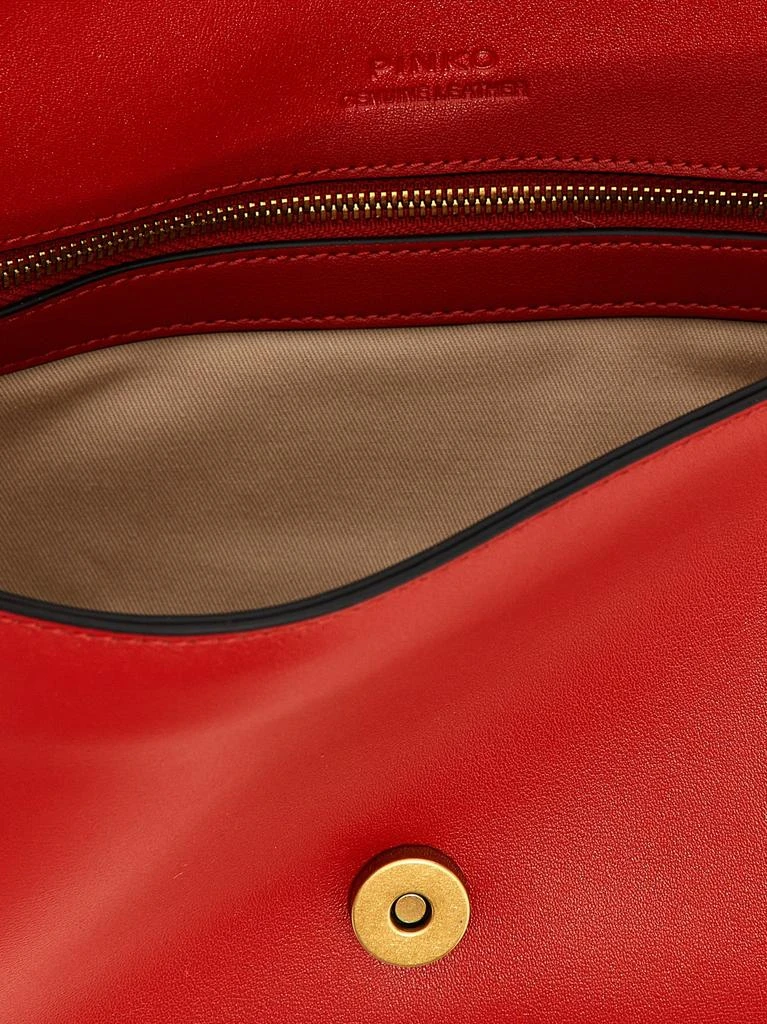 商品PINKO|Love One Classic Crossbody Bags Red,价格¥1785,第5张图片详细描述