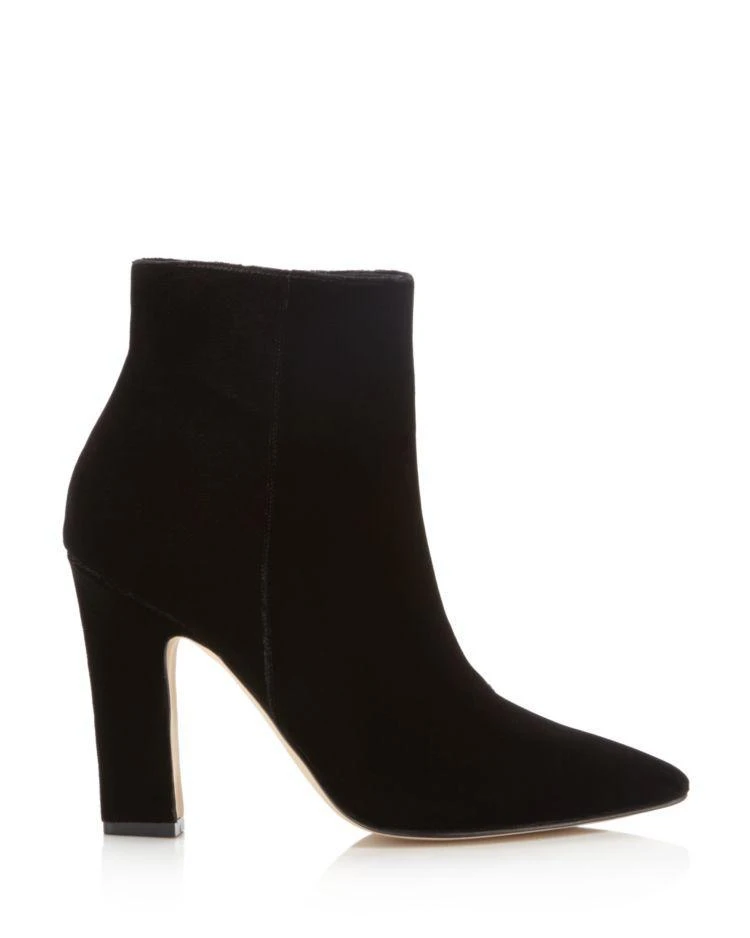 商品Marc Fisher|Women's Mayae Velvet Pointed Toe High-Heel Booties - 100% Exclusive,价格¥459,第2张图片详细描述