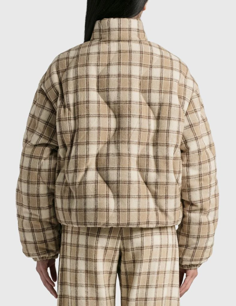 商品Kijun|PLAID CHECK PUFFER JACKET,价格¥1932,第3张图片详细描述